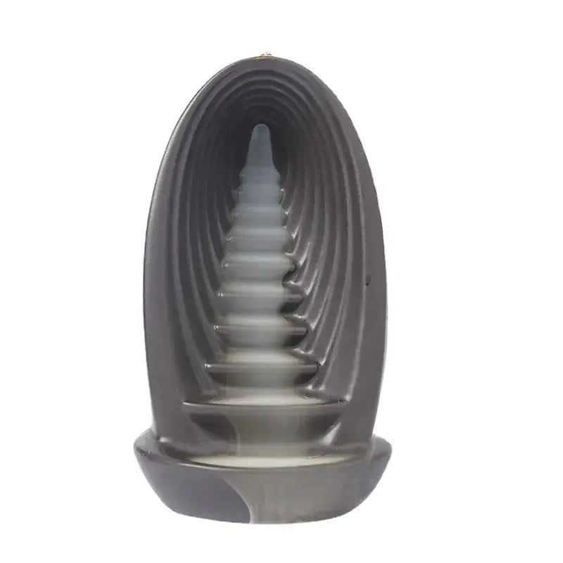 Clay Waterfall Aromatherapy Incense Burner by Zendrop showcasing a stylish design with cascading smoke effect, perfect for relaxation and home decor.