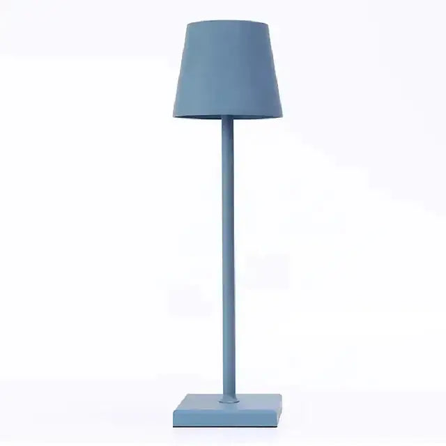 Sophisticated blue Cordless Lamp by Zendrop enhancing ambiance in a modern room decor.